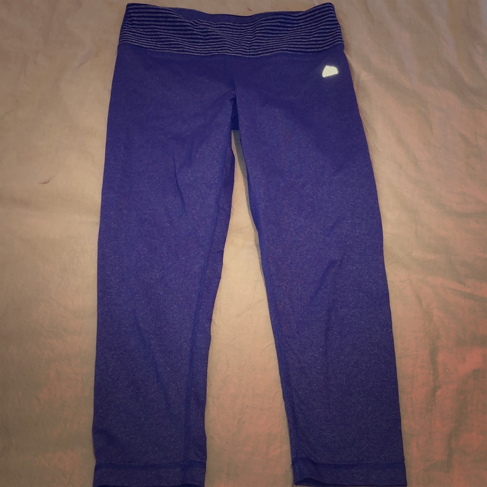 Purple Capri workout pants